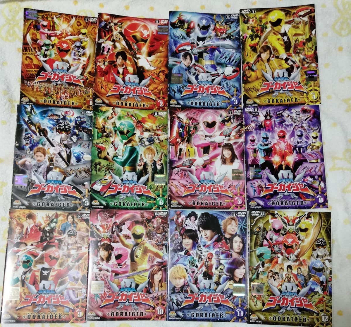 海賊戦隊ゴーカイジャー DVD レンタル落ち全12巻+テンゴーカ 海賊戦隊 