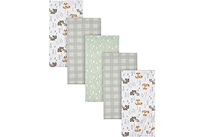 Gerber Baby Boy Receiving Blankets 5 Count