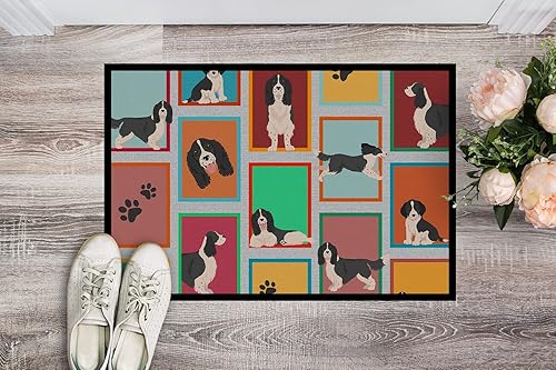 Vista 373 de Caroline's Treasures MLM1087MAT - Felpudo de perro de montaña bernés de 18 x 27 pulgadas, para interiores y exteriores, para entrada, Bernese