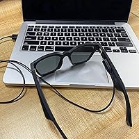 Vista 6 de E ECSEM Cable cargador, USB tipo A, 31.5 in, para Bose Frames Alto S/M M/L, Rondo, Soprano y Tenor - 2 Negro