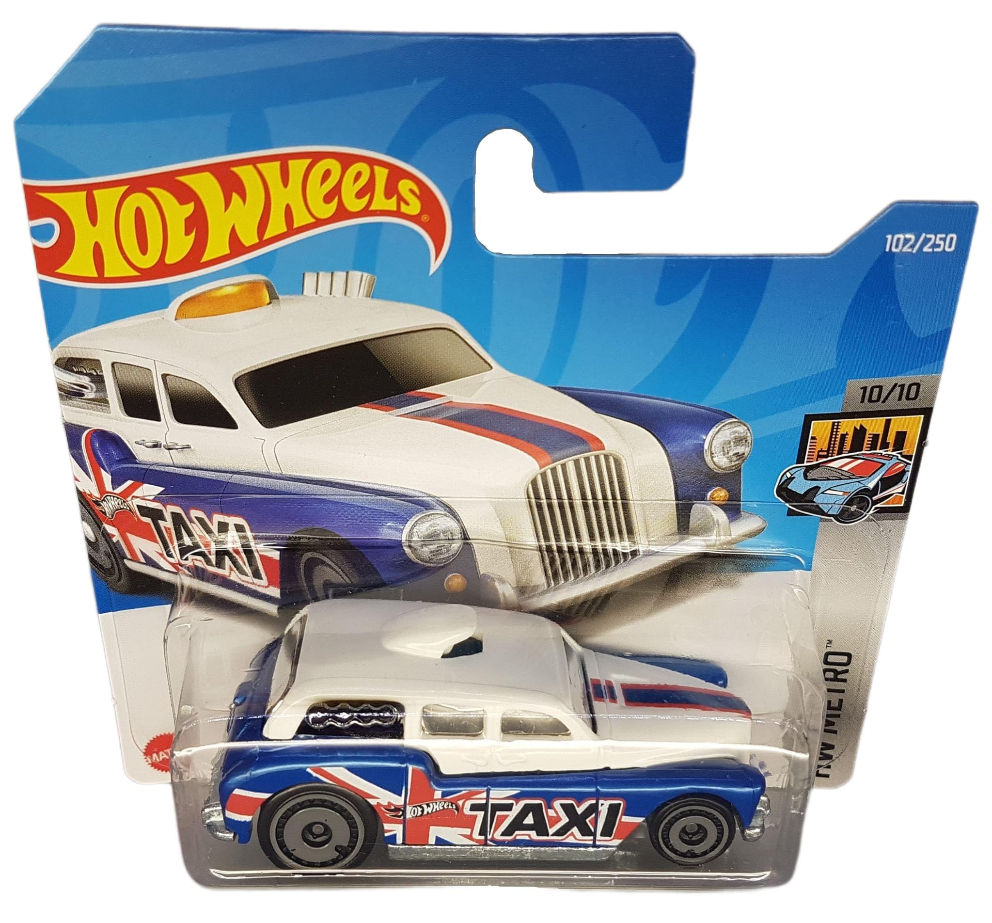 Hot Wheels - Cockney Cab II - HW Metro 10/10 - HCX10 - Short Card