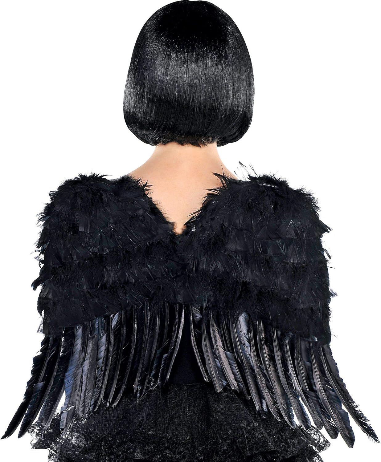 AMSCAN Alas de ángel de plumas negras