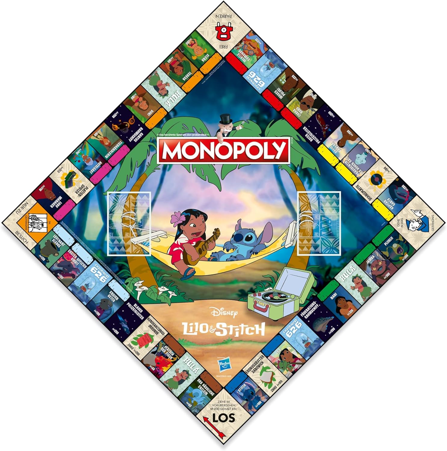 Winning Moves - Monopoly - Lilo & Stitch - Board Game - Age 8+ - German