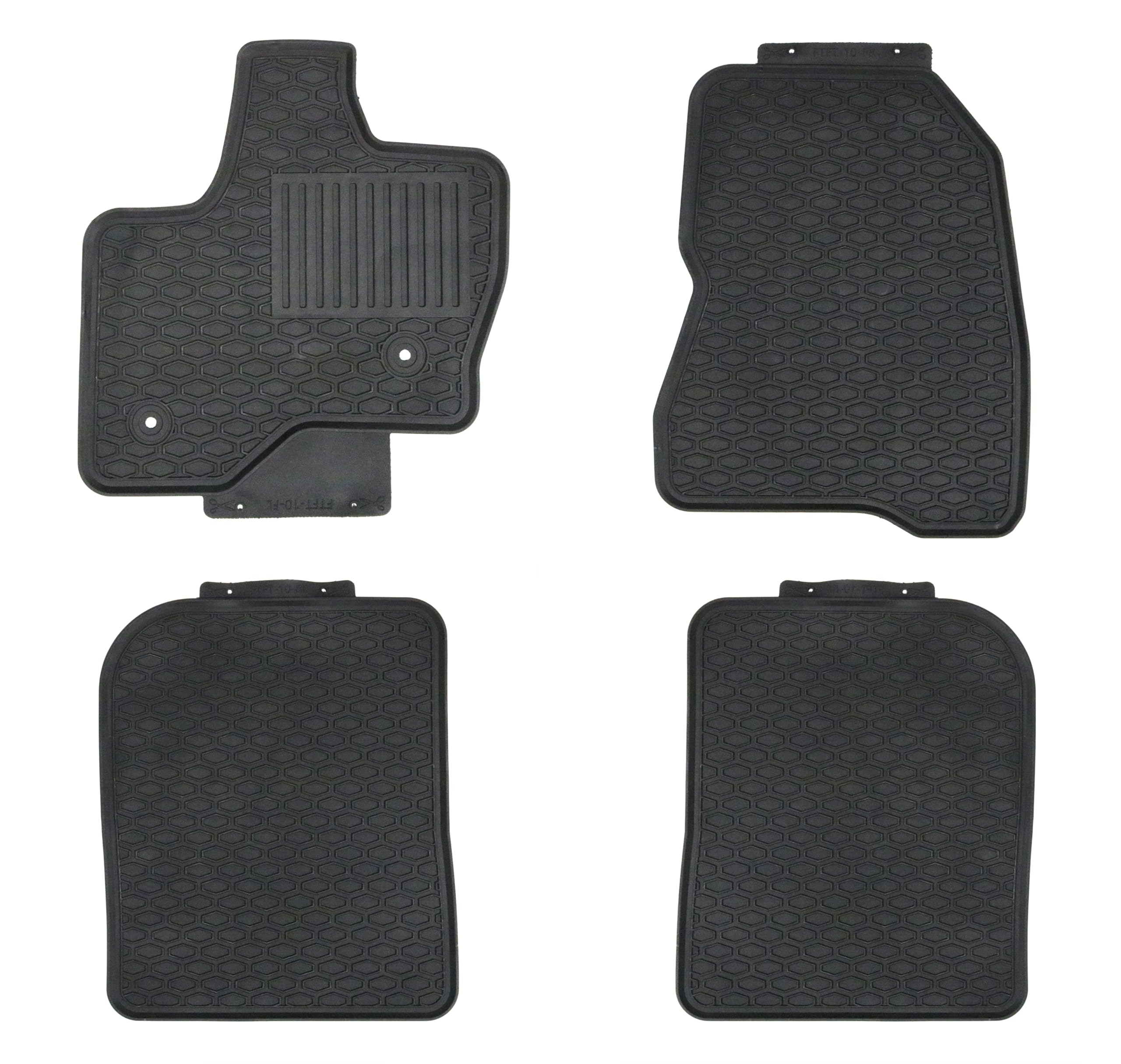 TMBFloor Mats for Ford Flex 2009-2019 SE SEL Limited All Weather Custom Fitment