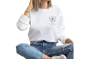Charming English Bulldog Mama Long Sleeve Crewneck Sweatshirt