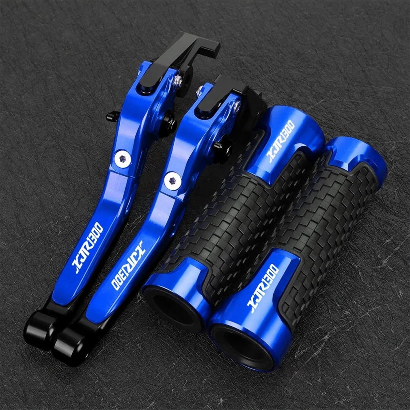 GQUIKGW Replace Motorcycle Brake Clutch Levers Handlebar Controls for Y-AMAHA XJR1300 XJR 1300 Racer 2004-2016(Blue 3)