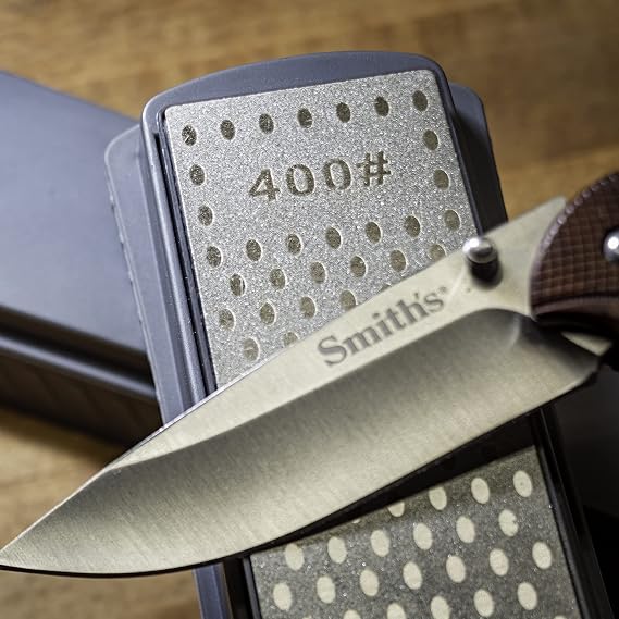 Smith's 51312 6 DUALGRIT FINE Diamond Stone Gray