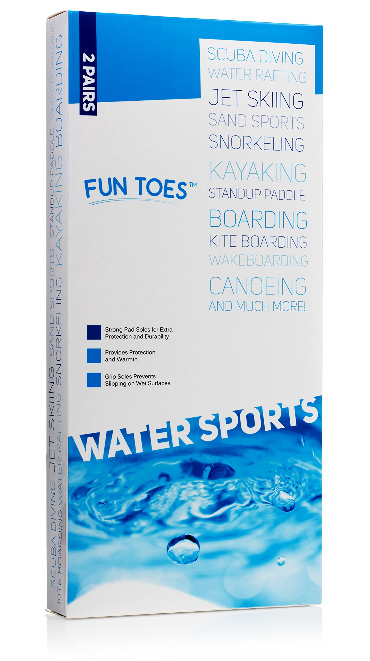 FUN TOES Unisex Sportstiefel Schnorchelsocken (2er Pack)