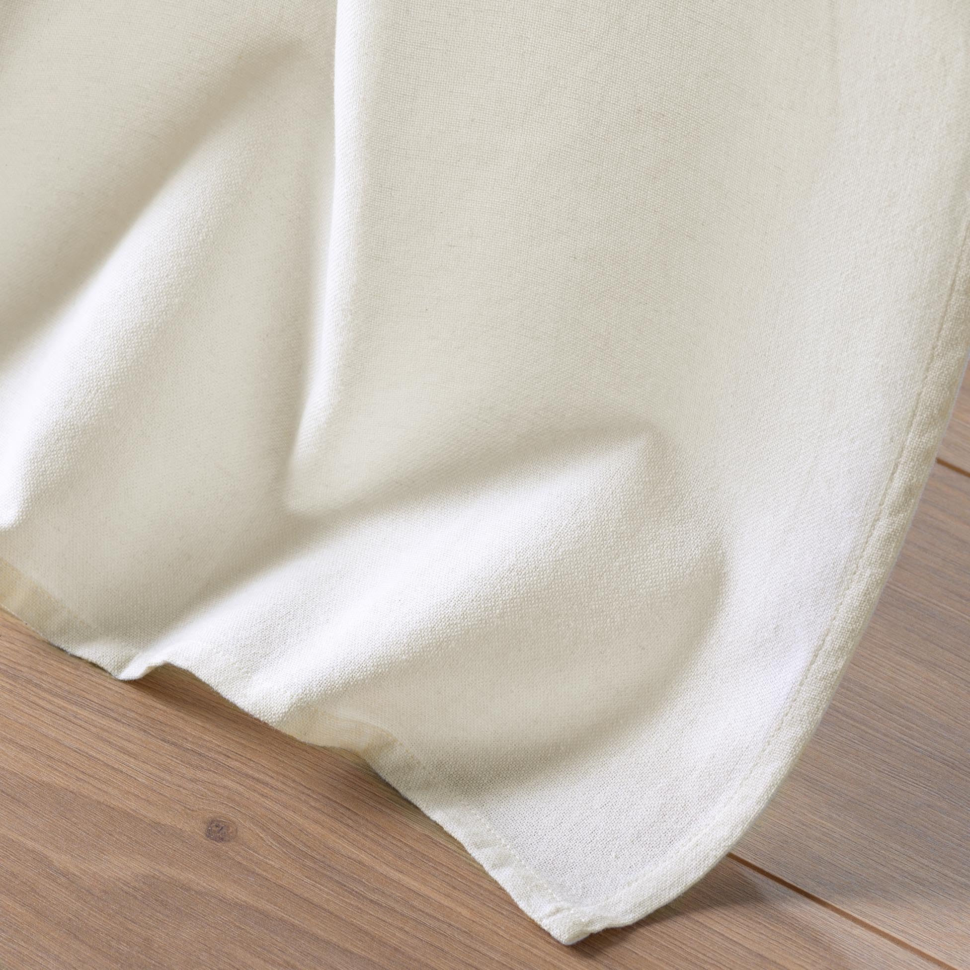 Douceur d'Intérieur, Rideau à Oeillets (140 x 240 cm) Vivoline, Coton/Polyester avec Top