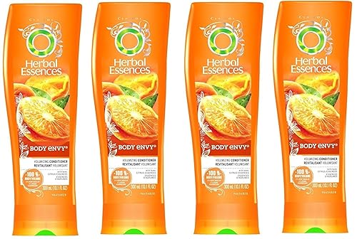 Herbal Essences Body Envy - Acondicionador voluminizador para el cabello, 10.1 onzas (paquete de 4)