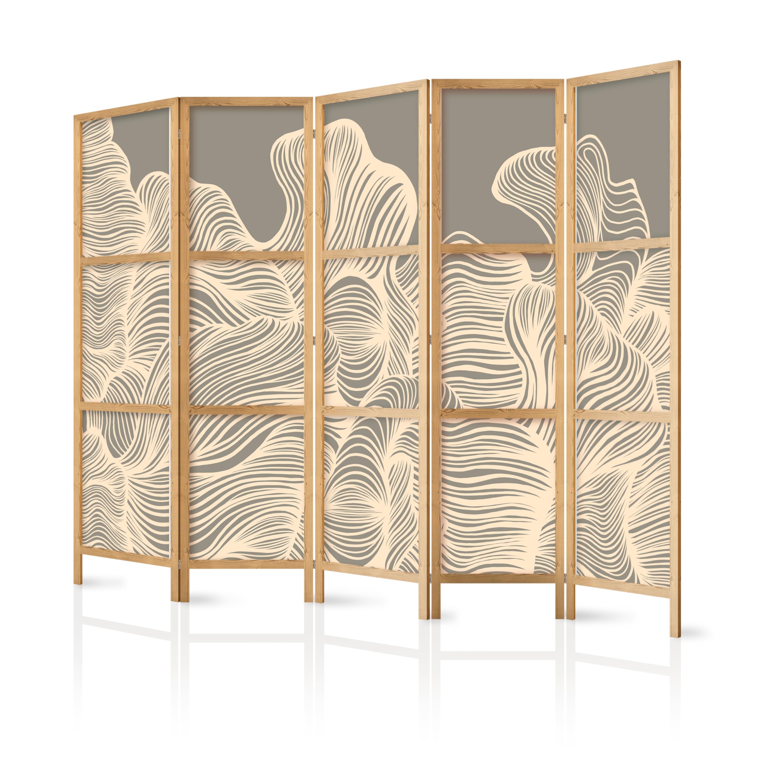 murando Room divider Abstraction 225x172cm / 89"x68" 5 pieces