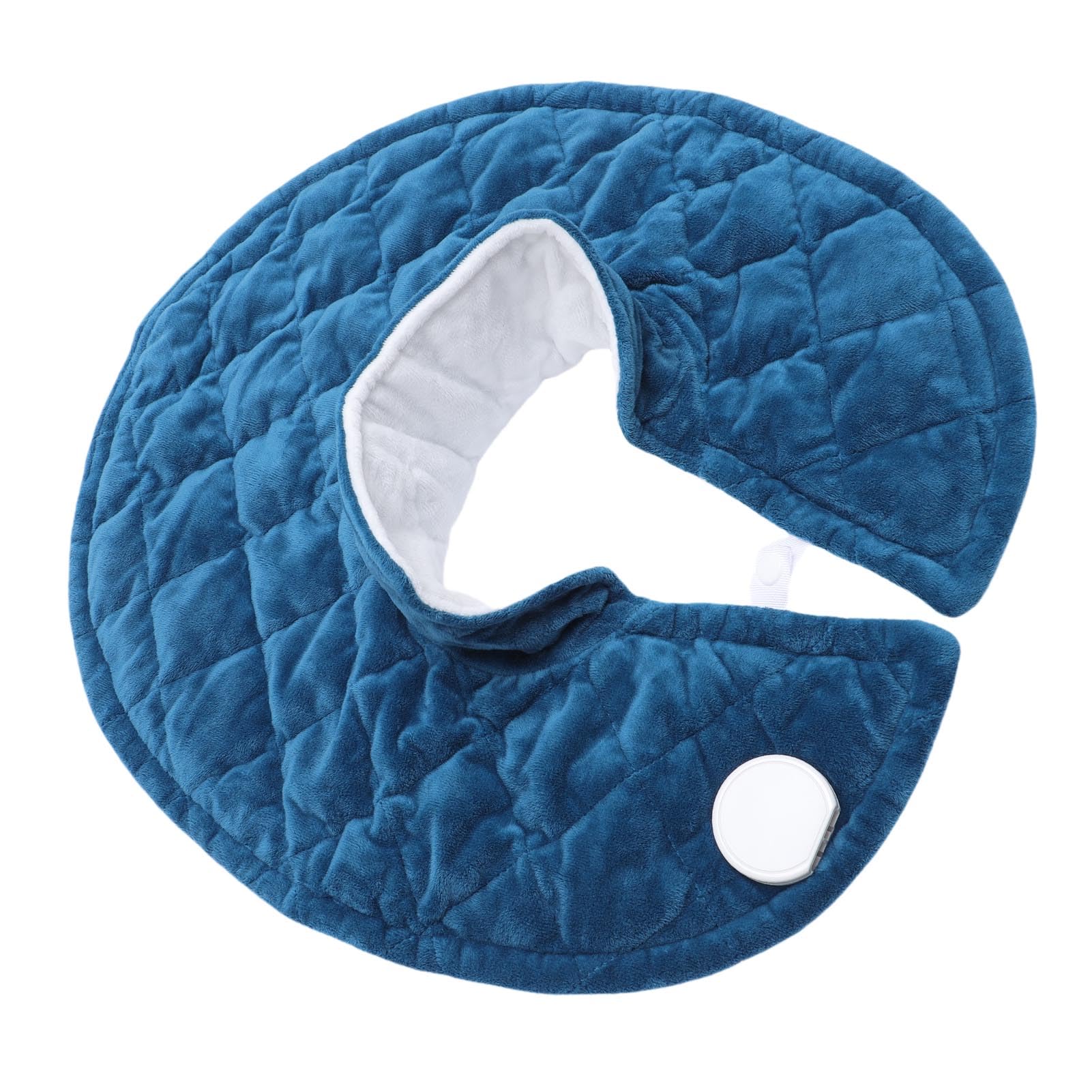 Brrnoo Cuscino Riscaldante per Collo e Spalle Ponderato, Fascia Riscaldata Elettrica con 5 Livelli di Temperatura 4 Timer di Spegnimento Automatico, per il Relax Dopo (Spina europea 220V)
