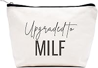 Vista 162 de LIBIHUA Bolsa de maquillaje para mujer, bolsa de cosméticos regalos para ella, bolsa de viaje femenina, Beige natural, 283-a mi increíble tía futura