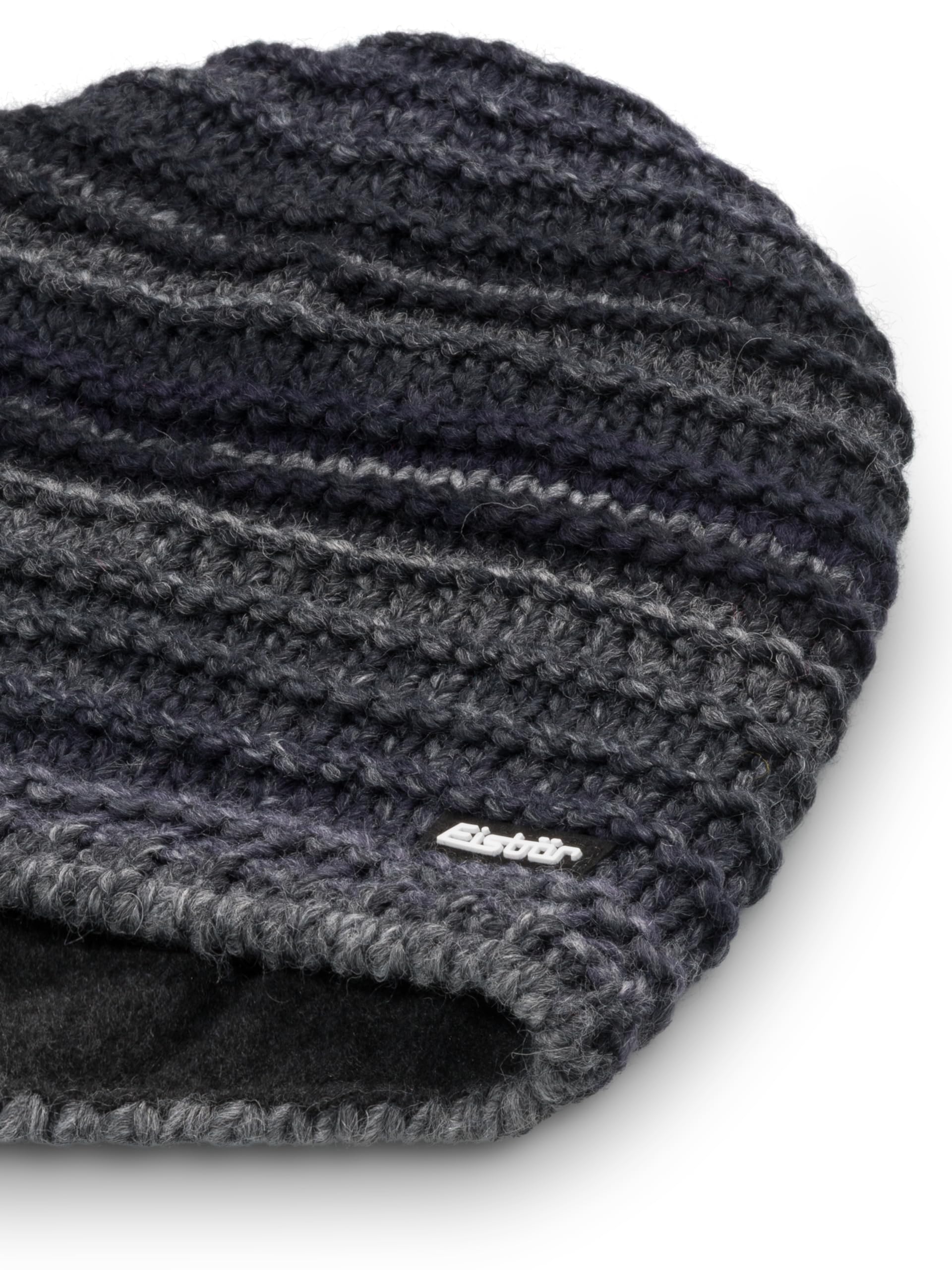 Eisbär Mütze Herren & Damen Mikata - Unisex mit Fleece Futter schützt vor Kälte und Wind - kuschelig weiche Strickmütze Beanie Haube aus Österreich