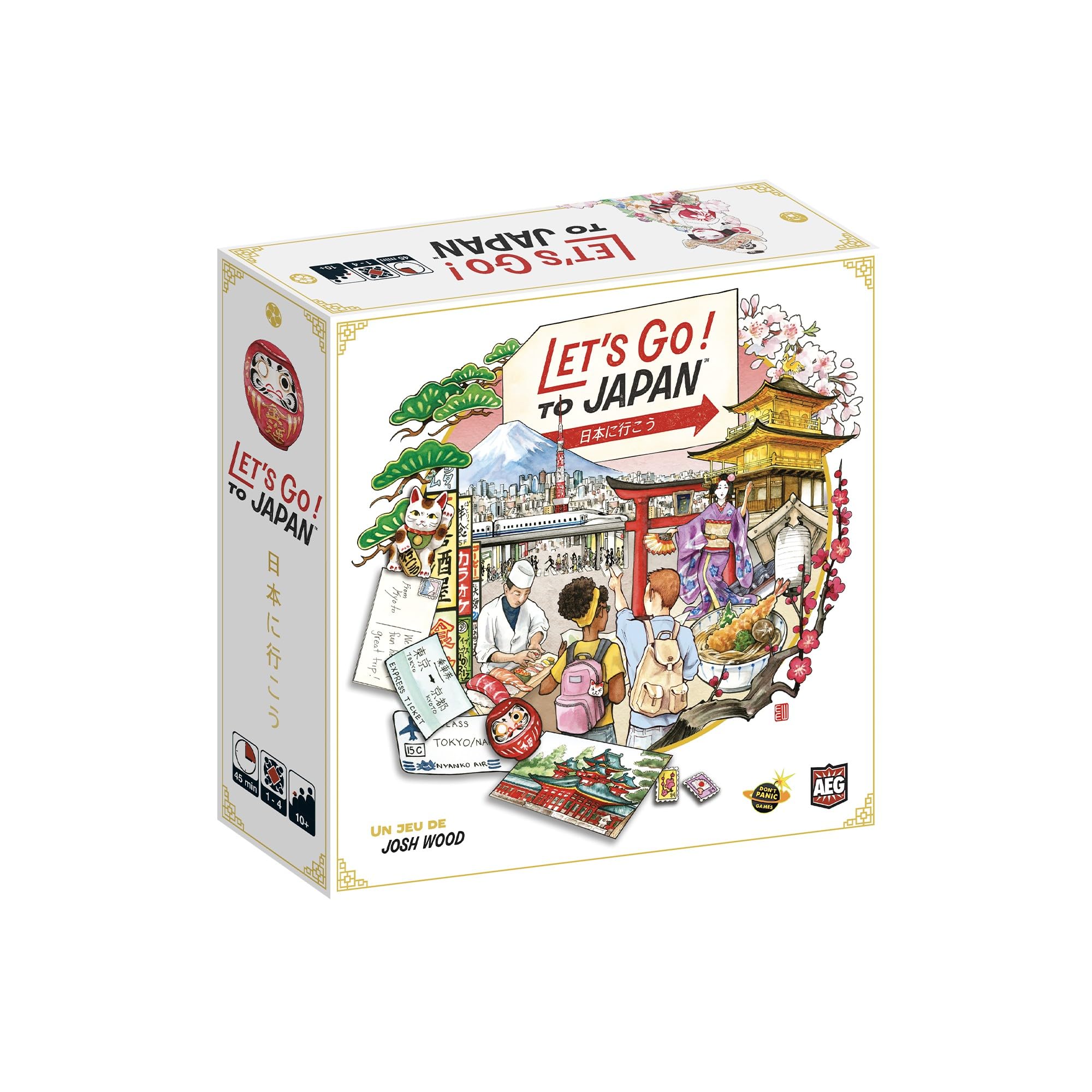 Don't Panic Games | Let's Go ! to Japan | Jeu de société | À partir de 10 Ans | 1 à 4 Joueurs | 45 Minutes | Version Française