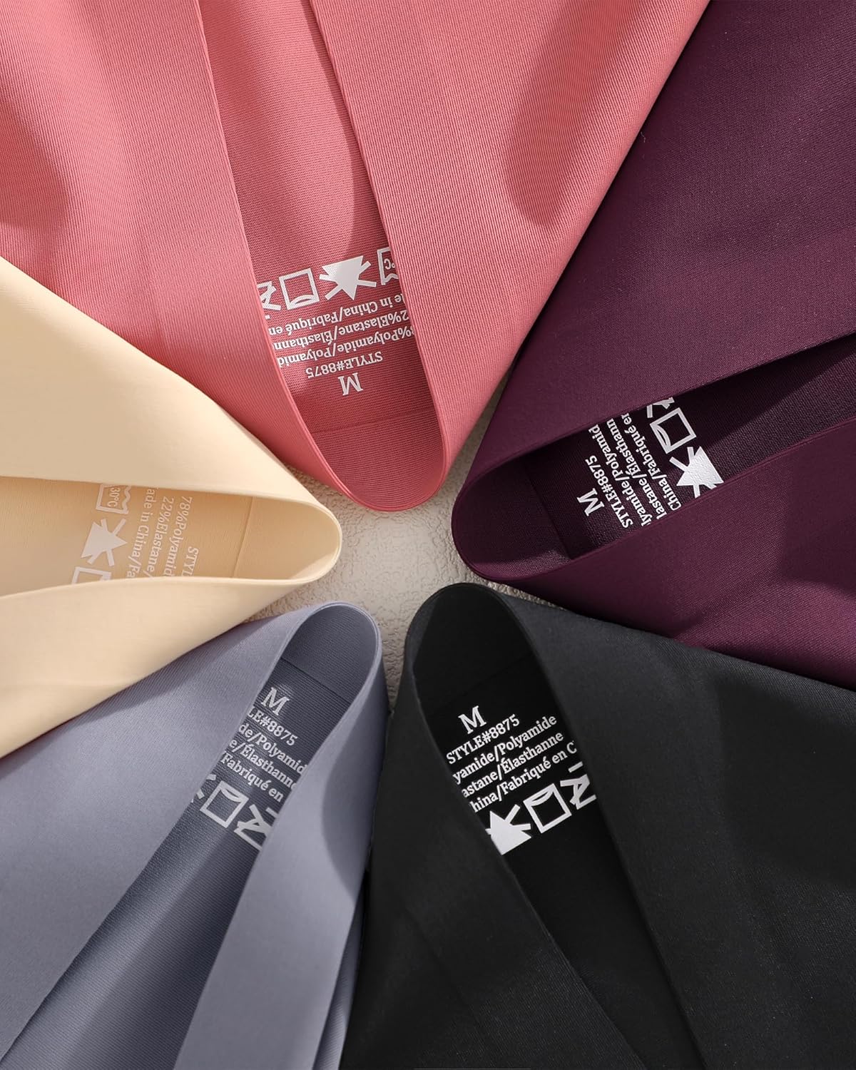 FINETOO 6 Pack Womens Seamless Underwear Full Coverage No Show Hipster Panties Mid Rise Stretchy Invisible Briefs - Image 8