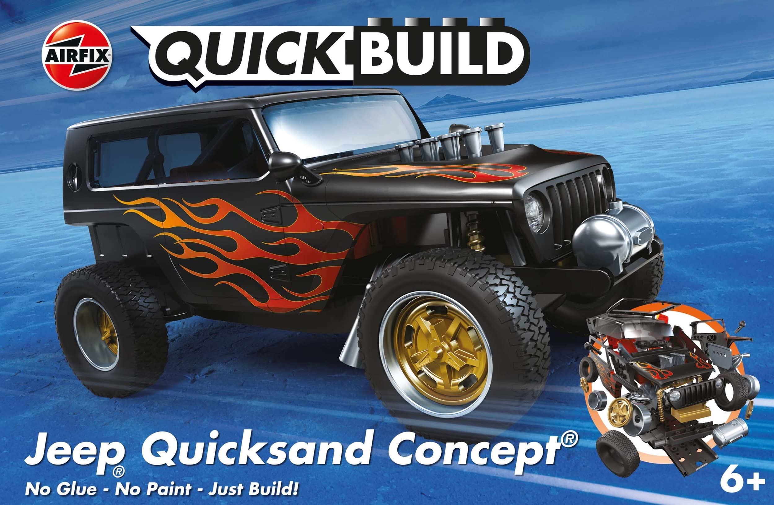 AirfixJ6038 QUICKBUILD Jeep Quicksand Concept, Black