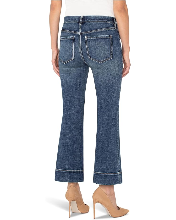 Liverpool Los Angeles Petite Gia Pull-on Mid-rise Flare W/ Wide Hem Jean 25" Inseam - #2 of 3