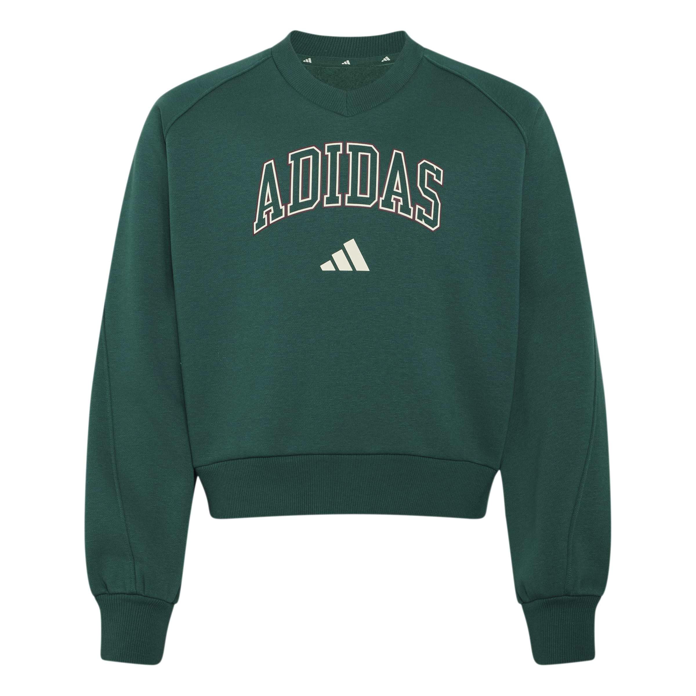 Adidas Girl's Seasonals Collegiate Typography V-Neck Junior Girls bluza z kapturem (1 opakowanie)
