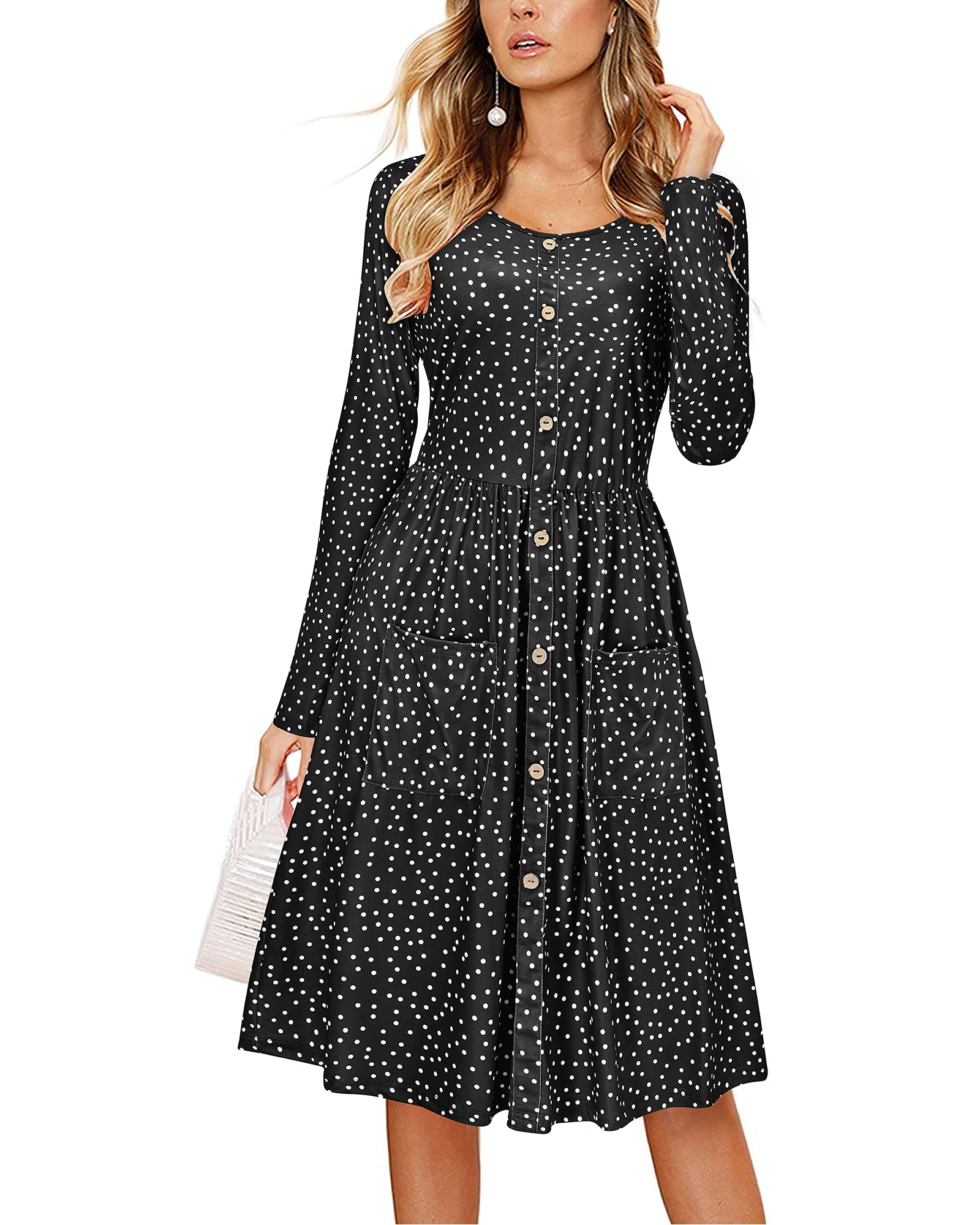 KILIG Women Summer Casual Loose Floral Print Pleated Sleeveless Midi Vest Sun Dresses for Beach Wedding Party