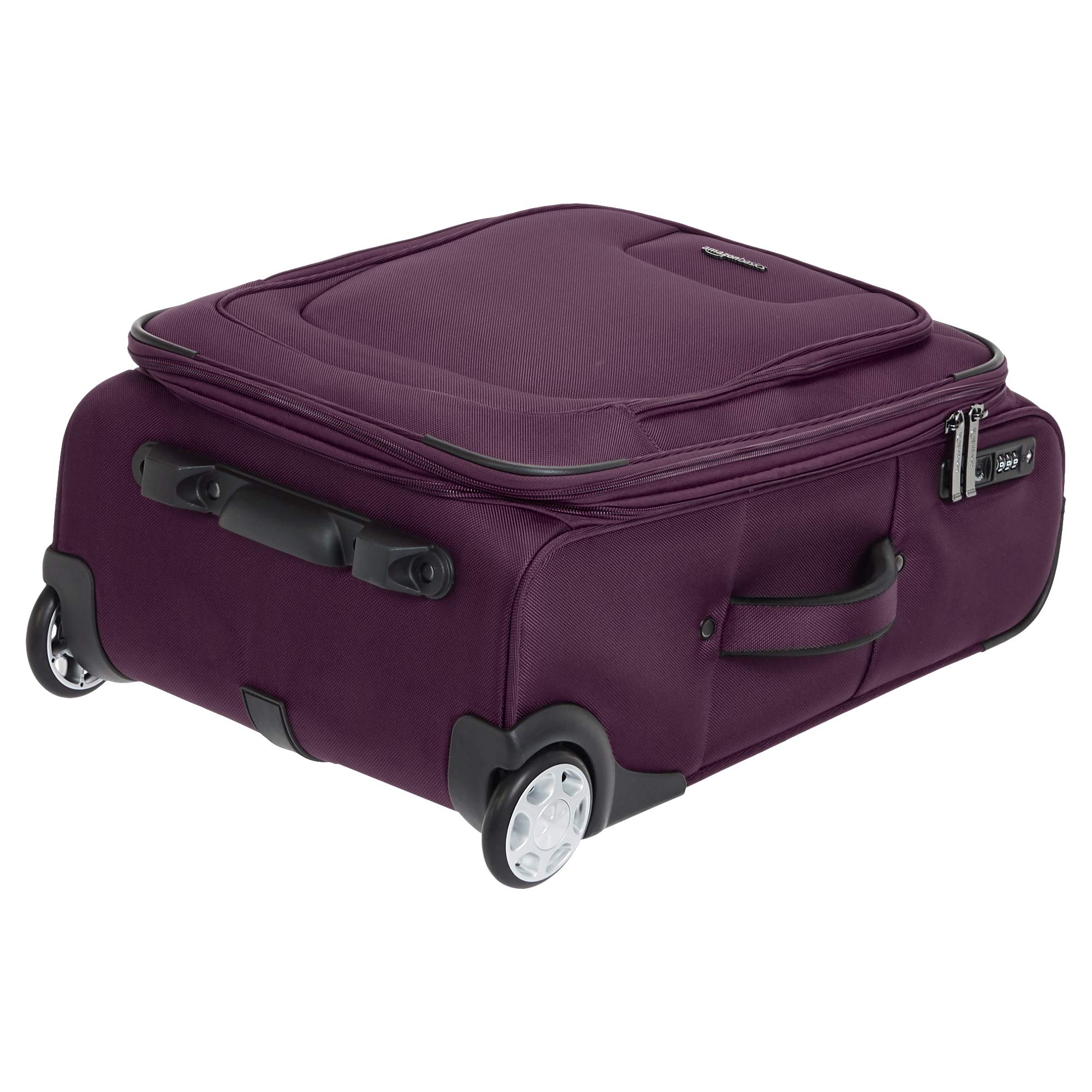 Buy Amazon Basics Expandable Softside CarryOn Luggage Suitcase With