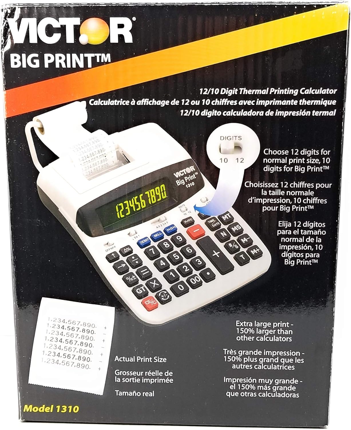 Victor 1310 Big Print™ Commercial Printing Calculator