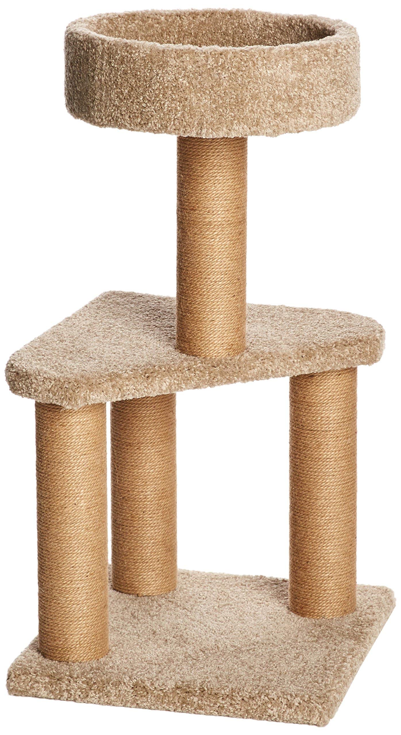 AmazonBasics Cat Activity Tree with Scratching Posts (Renewed)