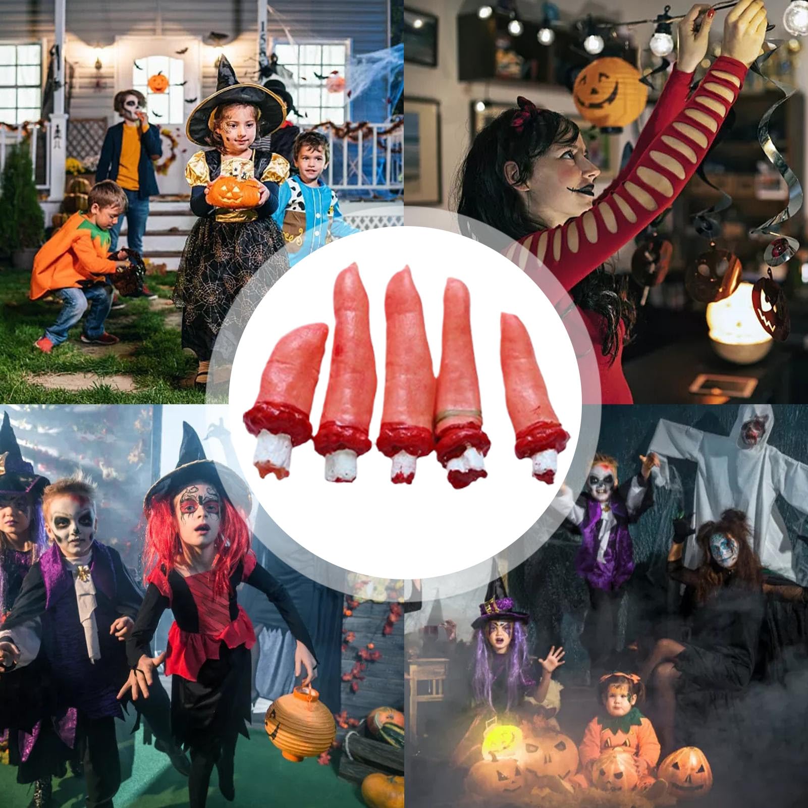 Halloween Sztuczne Dłonie Sztuczne Odcinki Dłoni Ludzkiej | Dekoracje Strachu na Przyjęcia Dom Strachów Szkoła Teatr Wnętrze Ogród Ściana Biurko