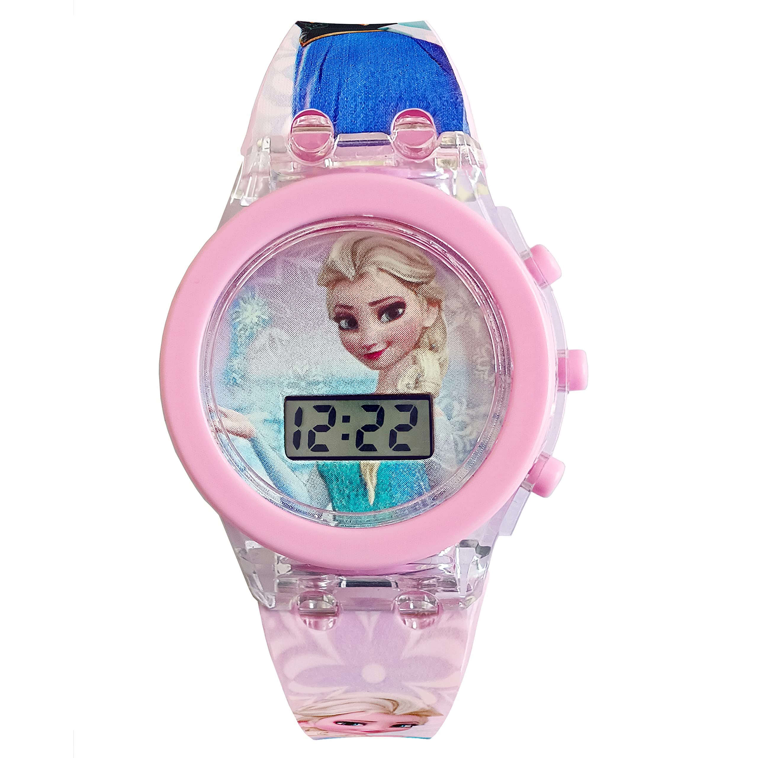 Brishti 12 Color Disco Light Cute Pink Watch Toy for Baby Girls (B0BNGJZPVY) Amazon Price History, Amazon Price Tracker
