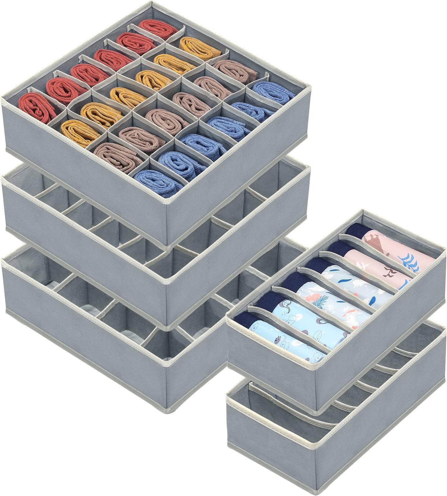 Raspery Drawer Organizer Baby Clothes, Drawer Dividers Organizers Clothes Storage