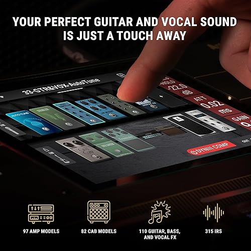 Miniatura 3 de HeadRush Prime - Pedal de efectos múltiples para guitarra y vocal y procesador de modelado de amplificador con clonador de amplificador, afinación