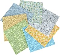 Vista 58 de 7 piezas de tela de algodón floral de 20.0 x 20.0 pulgadas, suministros para hacer máscaras, acolchado, retazos, tela de retazos, paquetes
