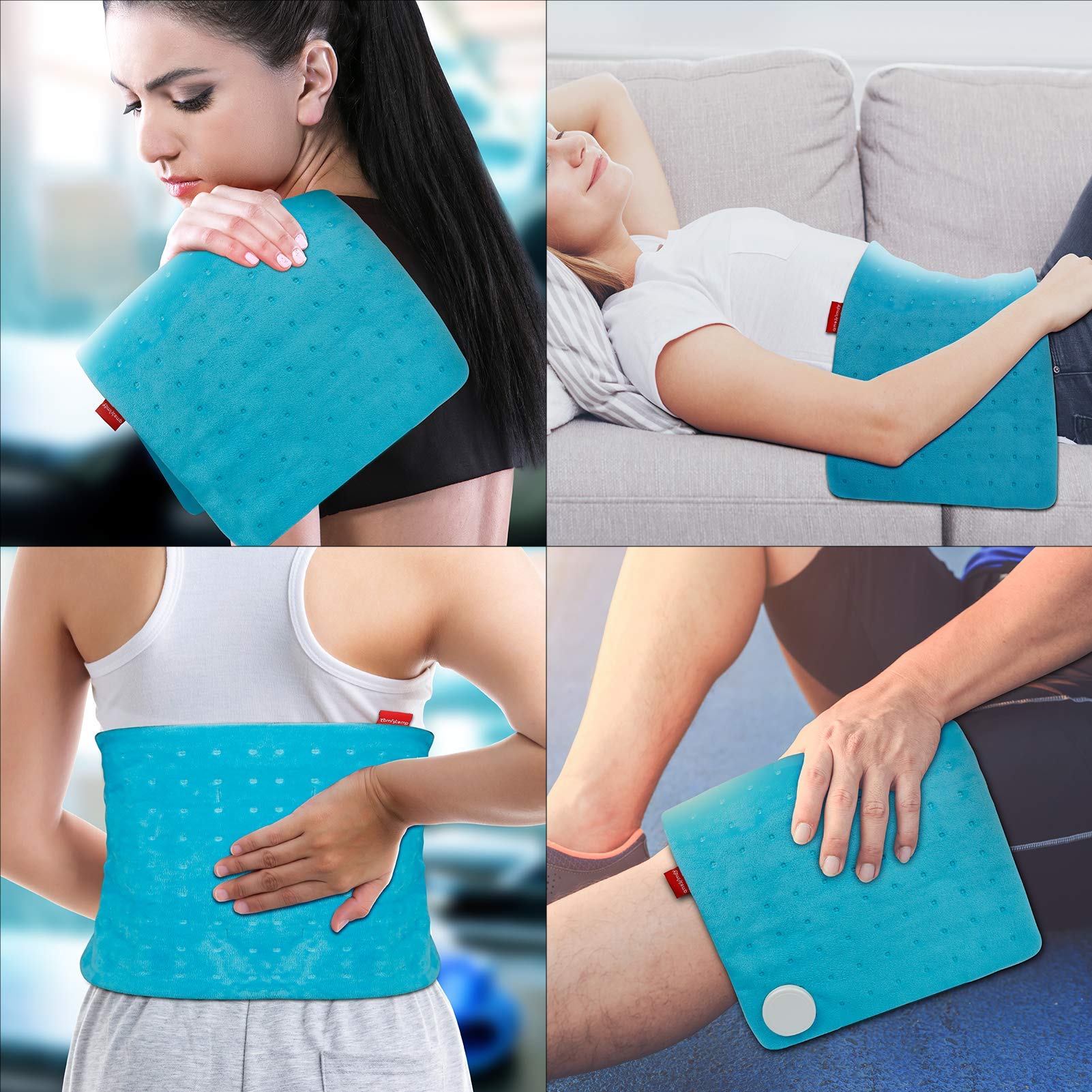 Heating Pad Upgraded, Comfytemp Electric Heat Pad 9...B08D6QNKPV