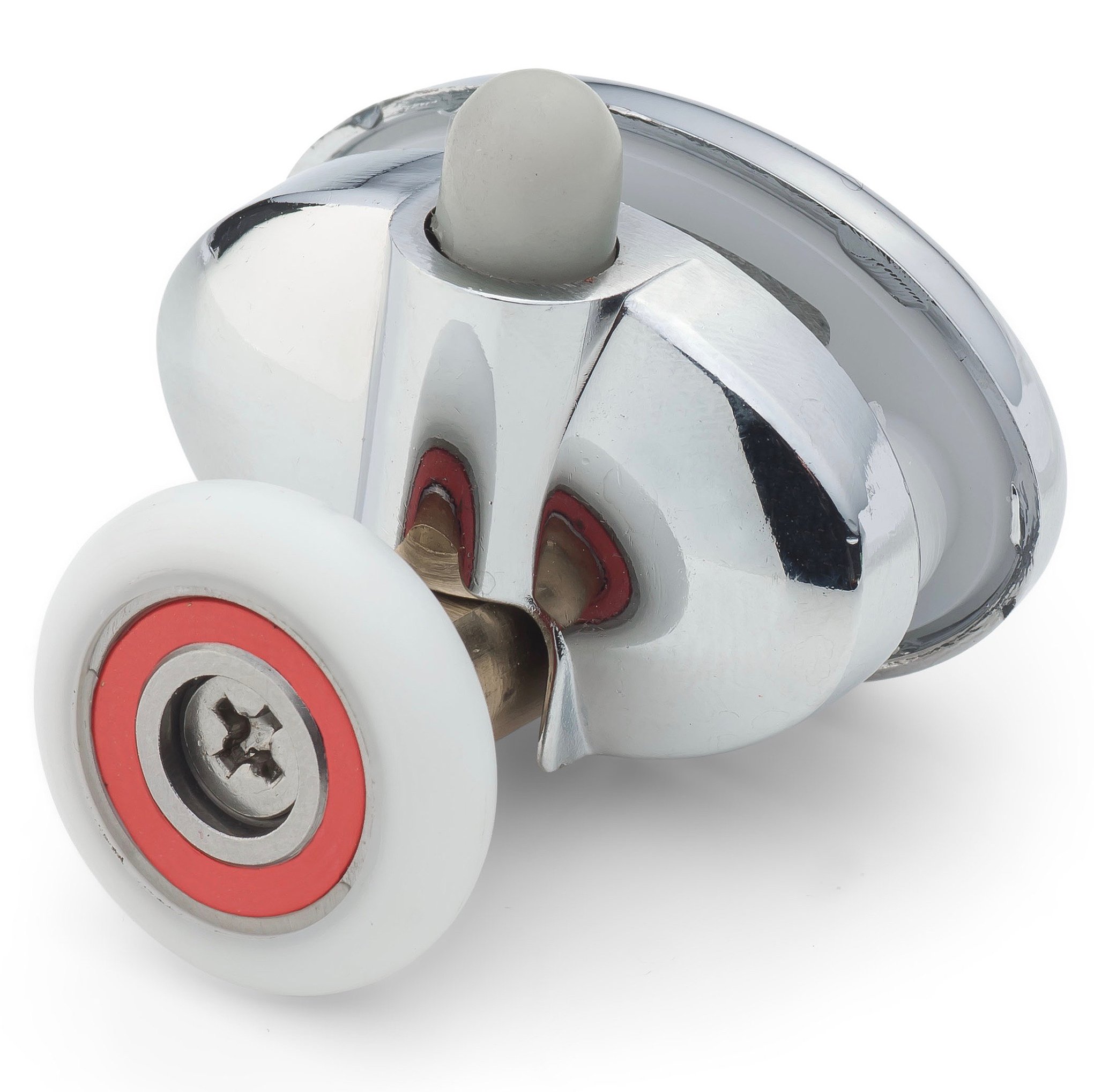 2 x Bottom Single Shower Door Rollers/Runners/Wheels 25mm in Diameter L077-2