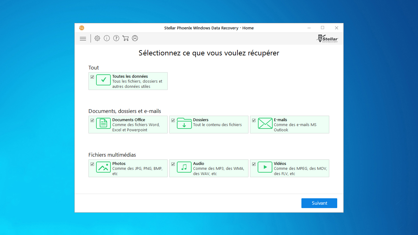 Stellar Phoenix Windows Data Recovery Home Téléchargement