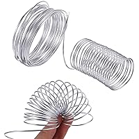 Vista 59 de TecUnite Alambre de aluminio para esculpir armadura, alambre flexible para manualidades (2 rollos, plata, 32.8 ft x 0.059 in)