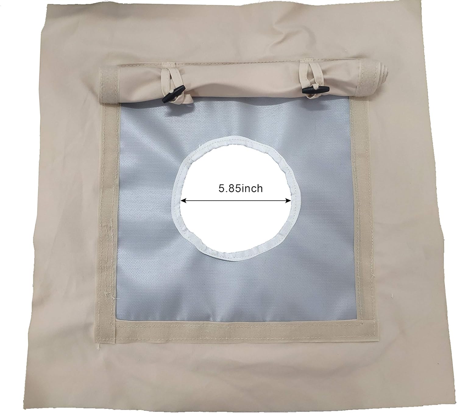 DANCHEL OUTDOOR Durable Wood Stove Jack with Fire Resistant Round Hole