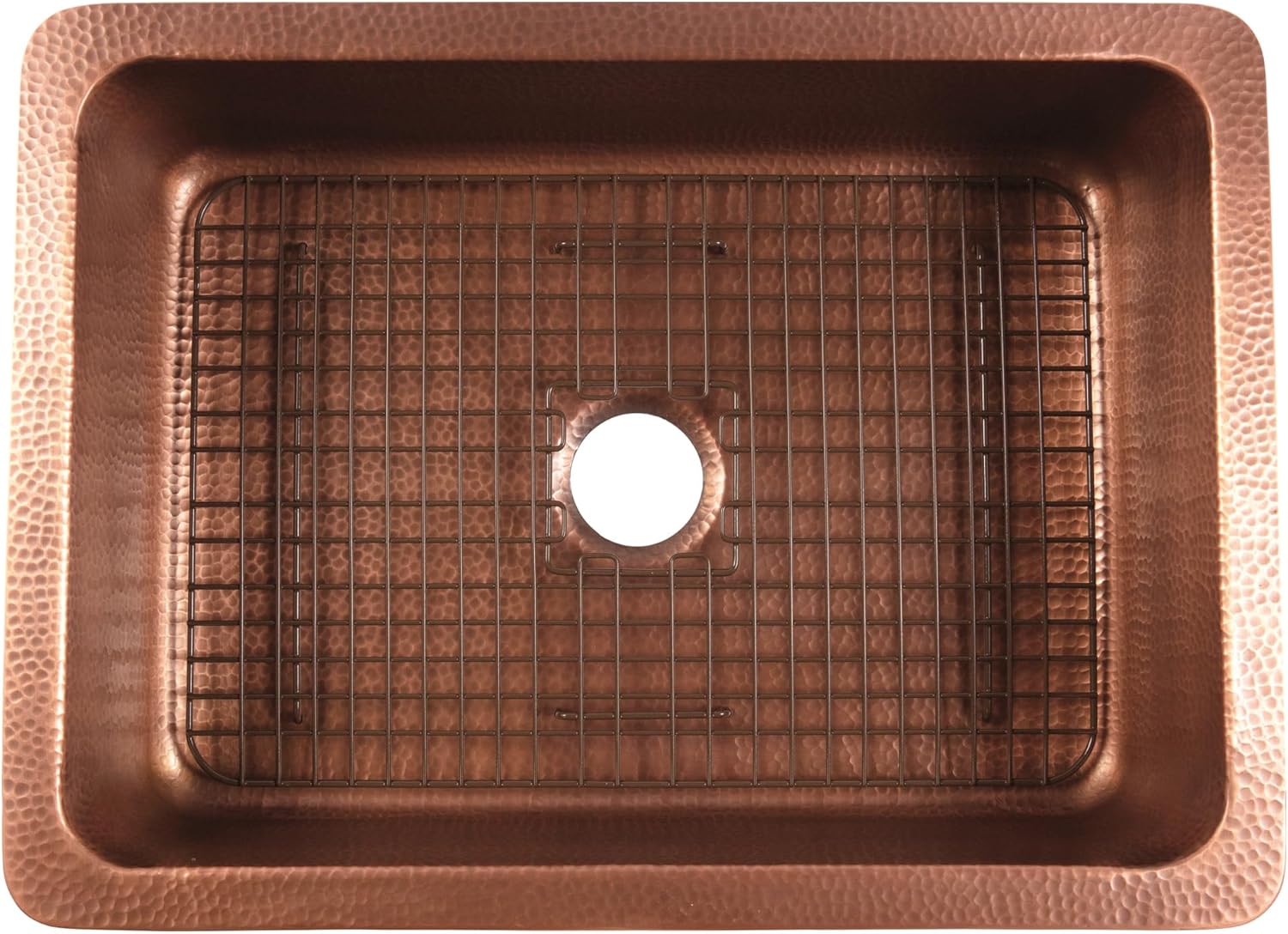 SinkSense Foster 25" x 17" Kitchen Sink Bottom Grid, Antique Brown
