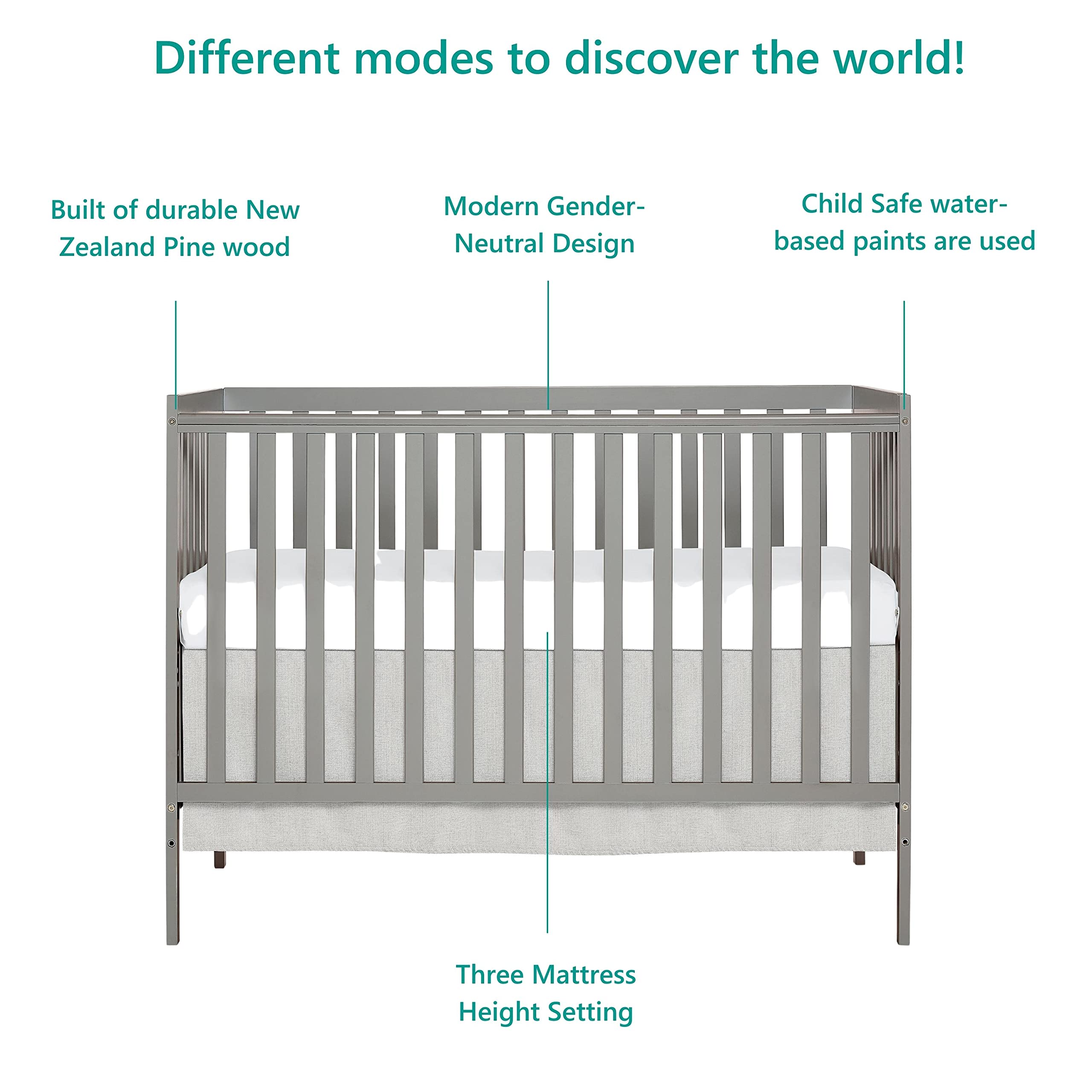 Y’s SHOP店特別価格Dream On Inch Espresso, Crib Changer Certified Gold of 5