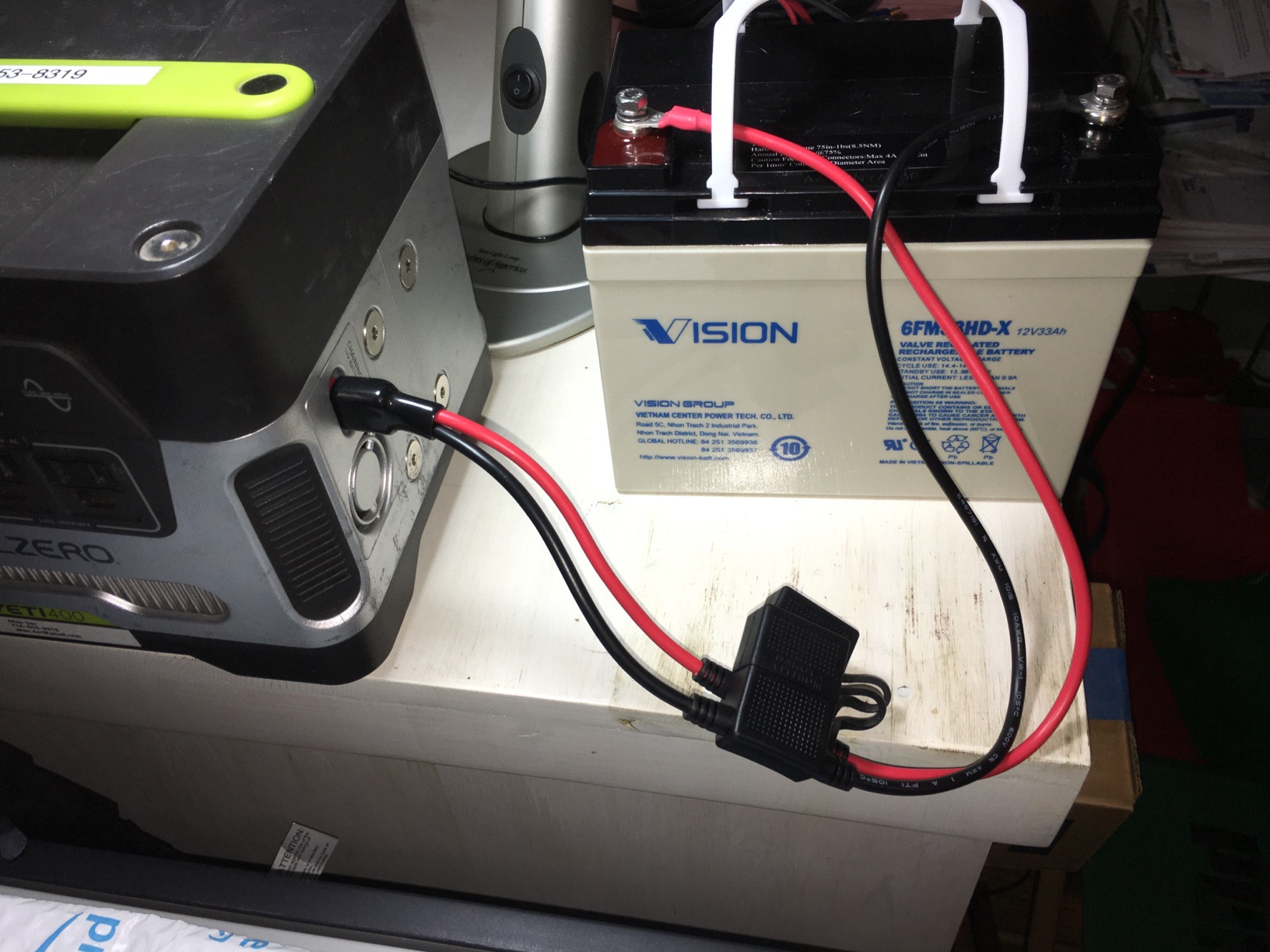 Chaining on Goal Zero Yeti