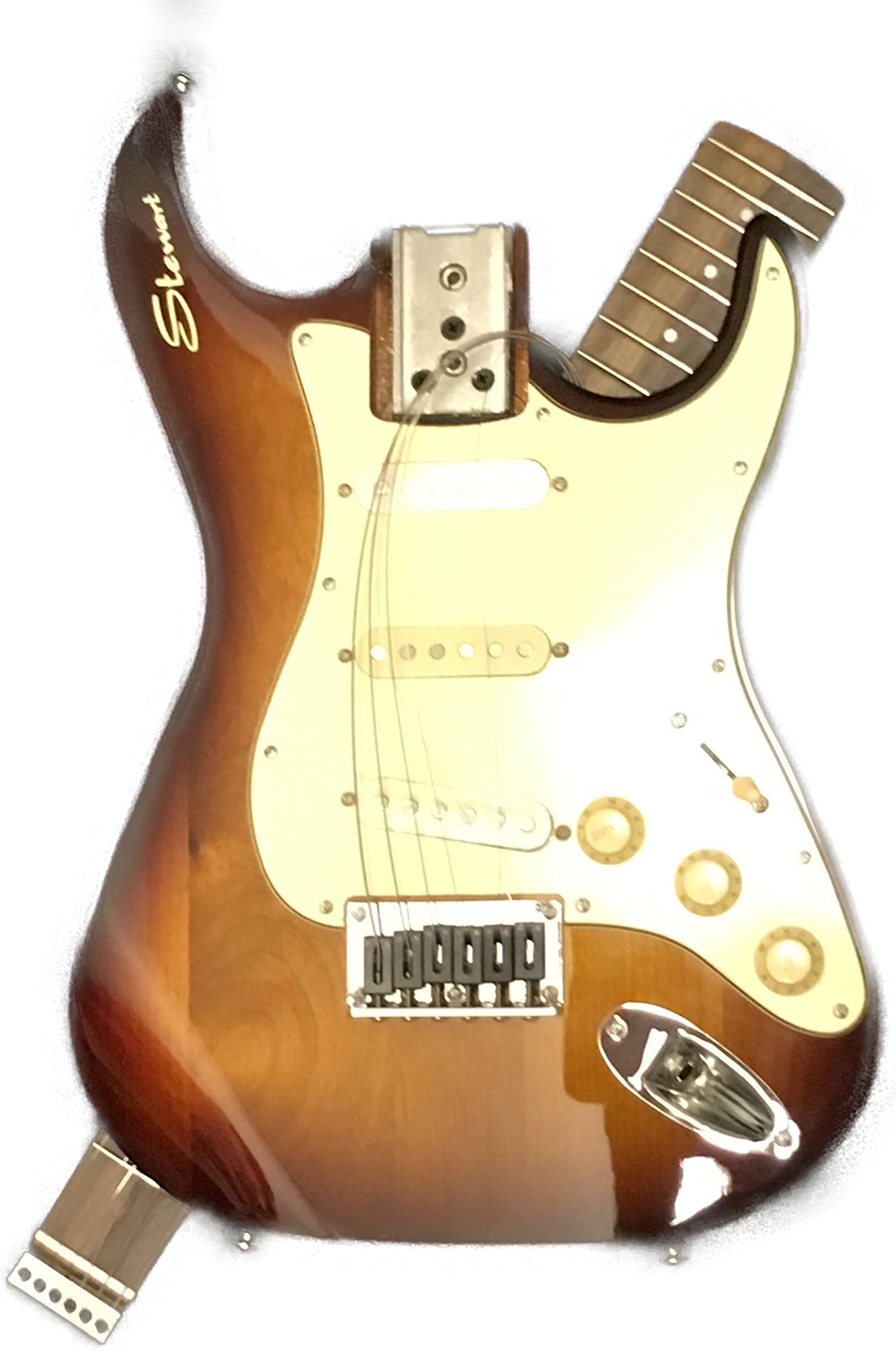 Stewart Electric Travel Guitar - Stow-Away (Tobacco Sunburst)