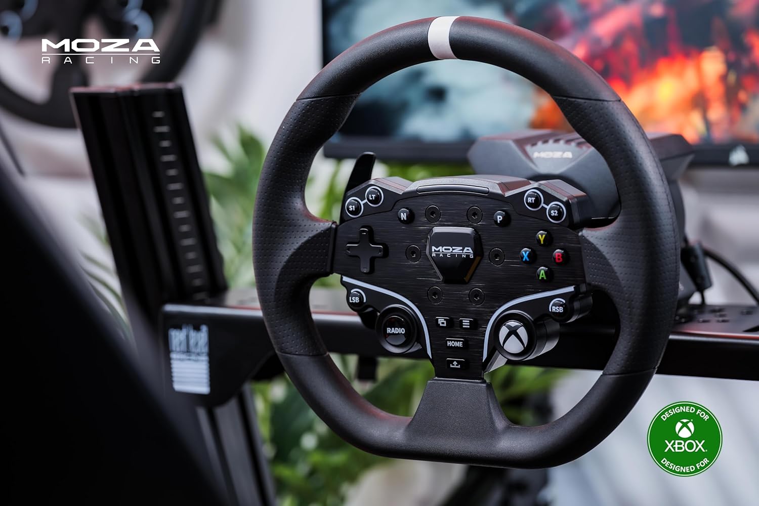 MOZA Gaming Steering Wheel, Racing Driving Wheel designed for Xbox Series/PC, officially Licensed by Microsoft - Image 7