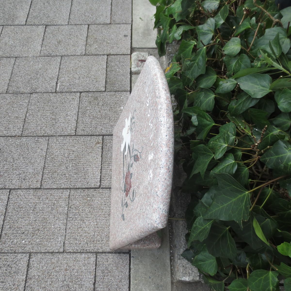 店舗看板 玄関 ピンク系G663 御影石 倒れない