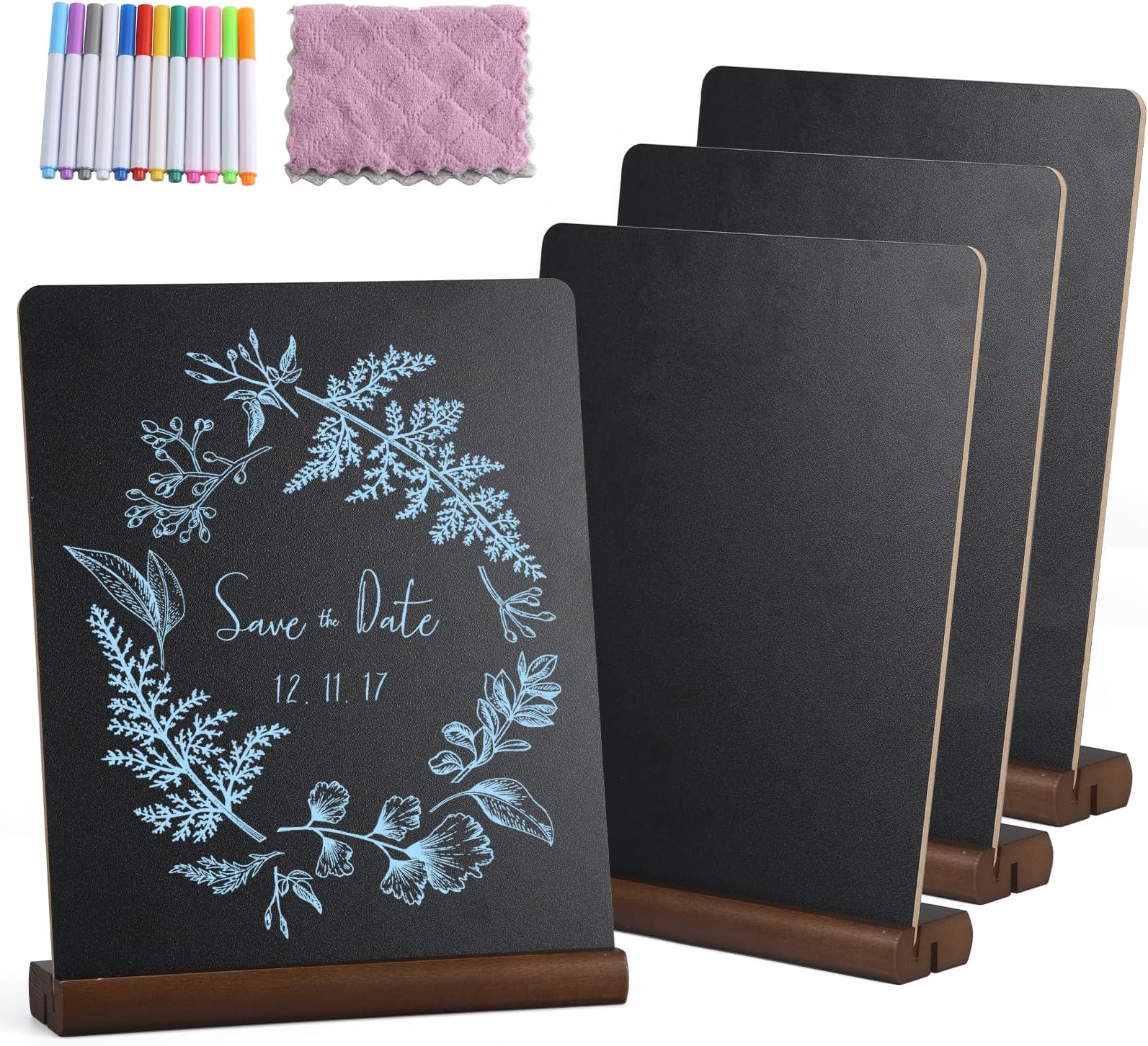 Excello Global Products Extra Large Gigantic Chalkboard Sign 58"x25" Hanging Chalk