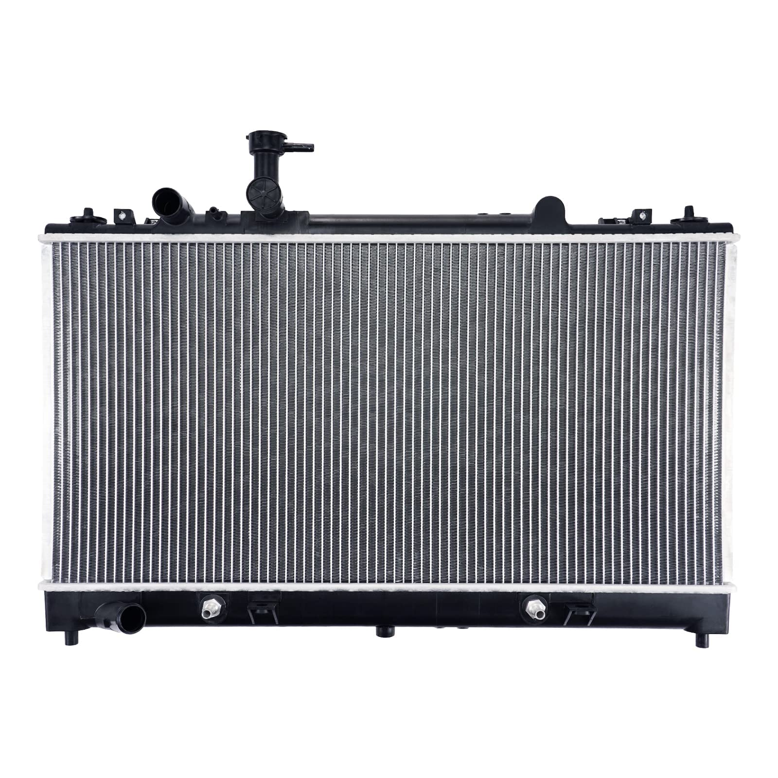 KAX Radiator, CU2673 OE Style Bolt-On Aluminum Core Radiator Replacement M-azda 6 2003-20082.3L, 28-5/8“W, 14-7/8“H, 1-1/4“Inlet, 1-1/4 “Outlet