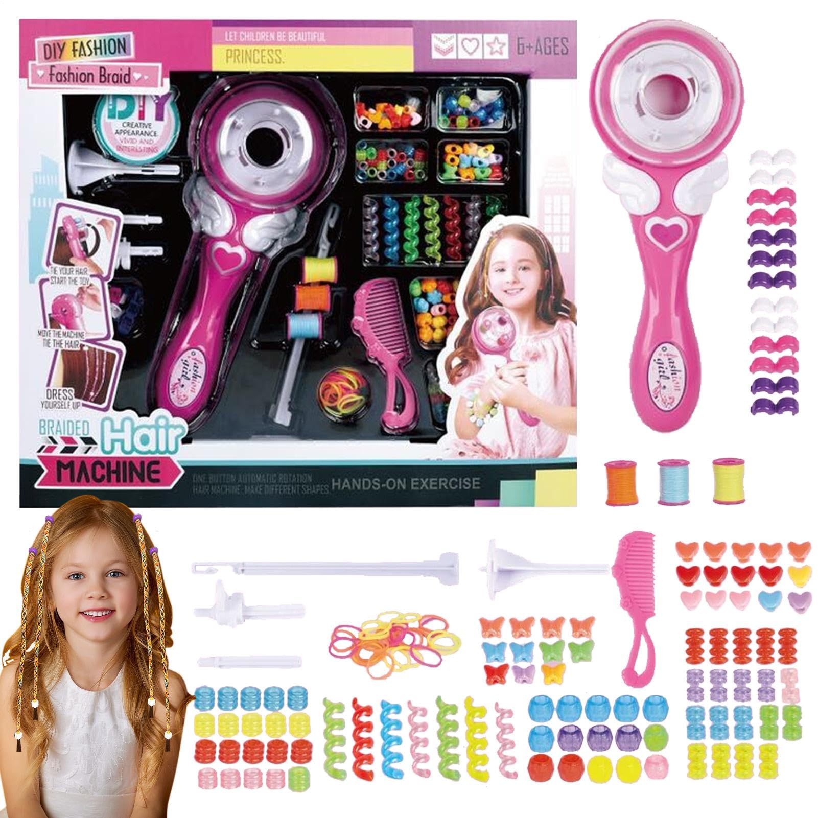 Machine à tresser électrique - Machine à tresser les cheveux, Kit d'outils de coiffage pour la décoration de cheveux | Machine de torsion facile, kit de multifonctionnels pour salon d