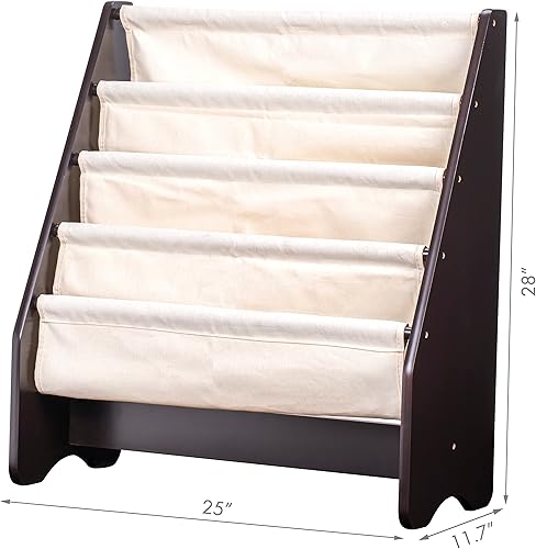 Miniatura 2 de UTEX Estantería para niños, estantería para niños con organizador, revistero para niños, estante para libros para niños, organizador de libros