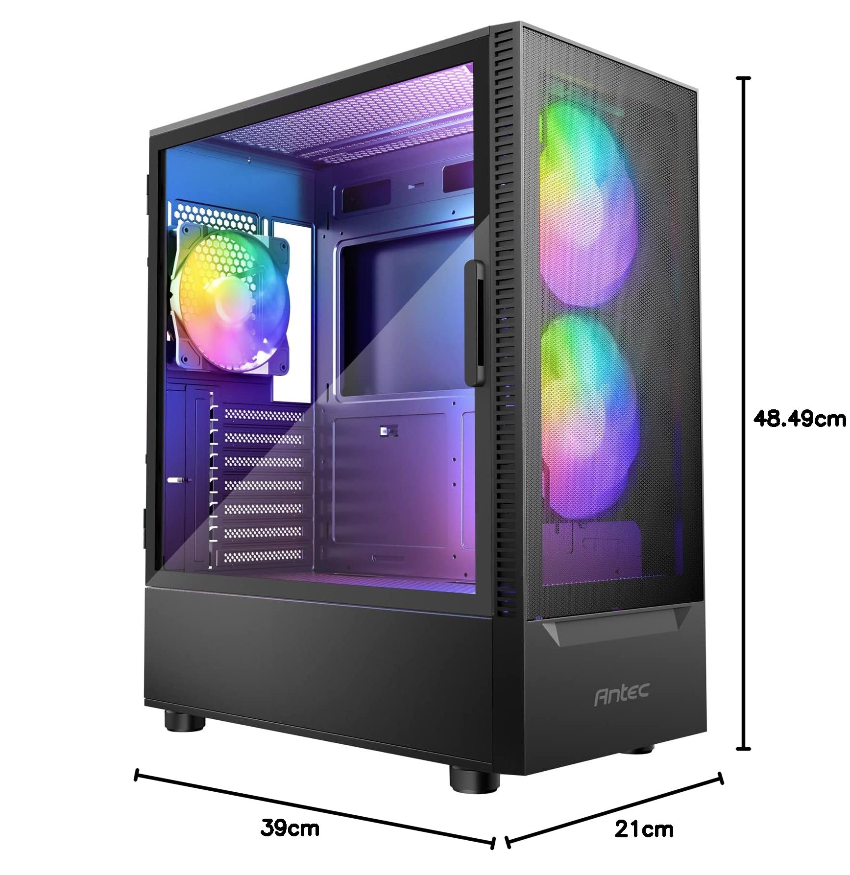 Antec Supporti per CPU Marca Modello Gaming Box NX410 ATX 2XUSB2.0 1XUSB3.0 Senza Sorgente RGB NEG