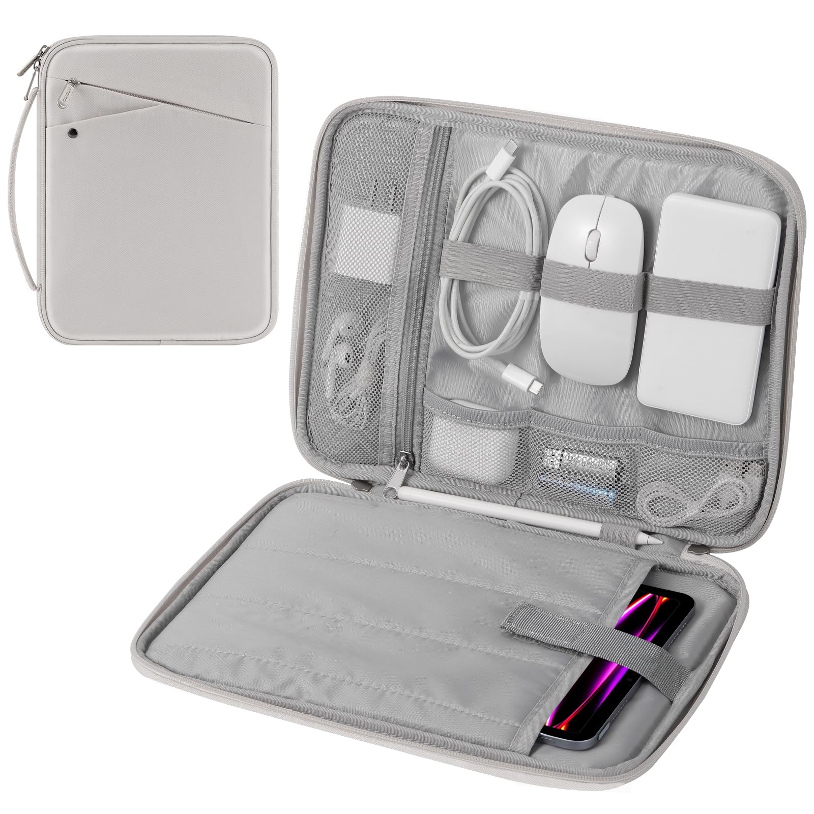MoKo 13 Inch Tablet Sleeve Carrying Case Padded Protective Bag with Handle