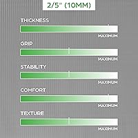 Vista 5 de Gaiam Yoga Mat, Pilates & Exercise Mat, Thick 2/5" (10mm) Workout Mat with Easy-Cinch Carrying Strap for Home & Gym Workouts Balsam